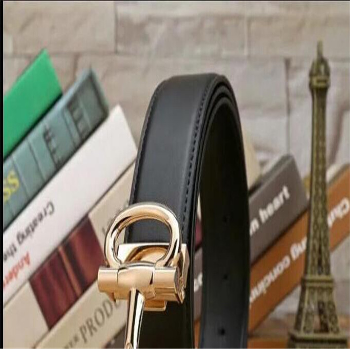 

2021 Fashion Belts Men Women Belt Big Gold Buckle Genuine Leather Classical Tim Ceinture , 3.0cm AAA86, Black;brown