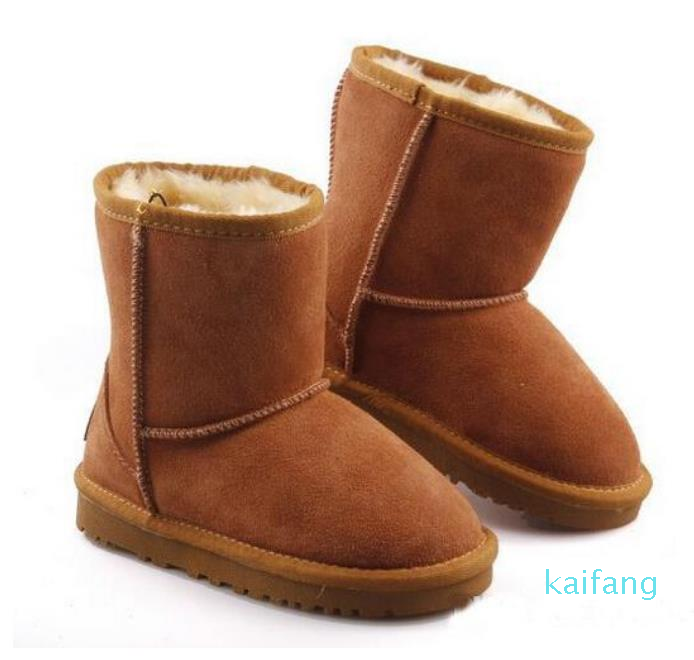 

HOt sell Brand Children Shoes Girls Boots Winter Warm Ankle Toddler Boys Boots Shoes Kids Snow Boots Children's Plush Warm Shoe, Sand