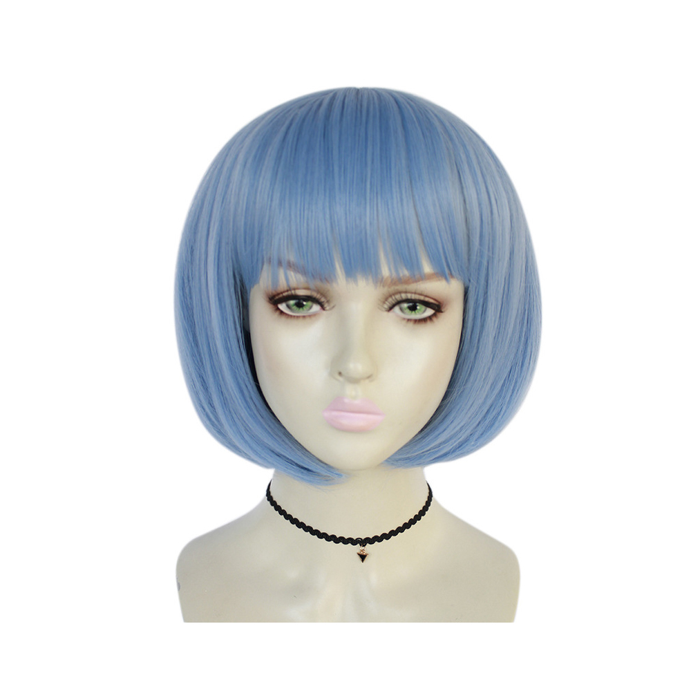 

Danganronpa V3: The End of Gekkougahara Miaya Short Wig Cosplay Costume Dangan Ronpa Synthetic Hair Halloween Party Wigs