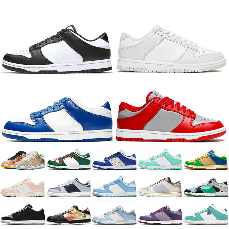 

Newest SB Dunk Women Mens Shoes Low Skateboard Trainers Black White Photon Dust UNLV Hyper Cobalt Coast Kentucky Retro, A49 futura green 36-45