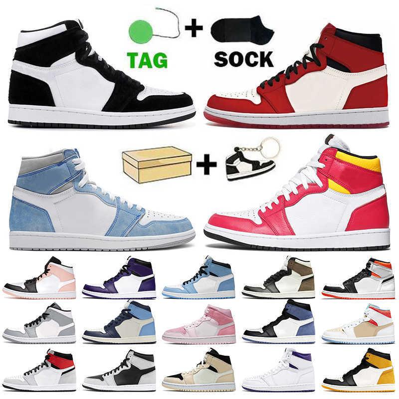 

Top Quality With Box Jumpman 1 1s Womens Mens Basketball Shoes High Og Twist Hyper Royal Light Fusion Red Sesame Court Purple Trainers, #12 pollen 40-47