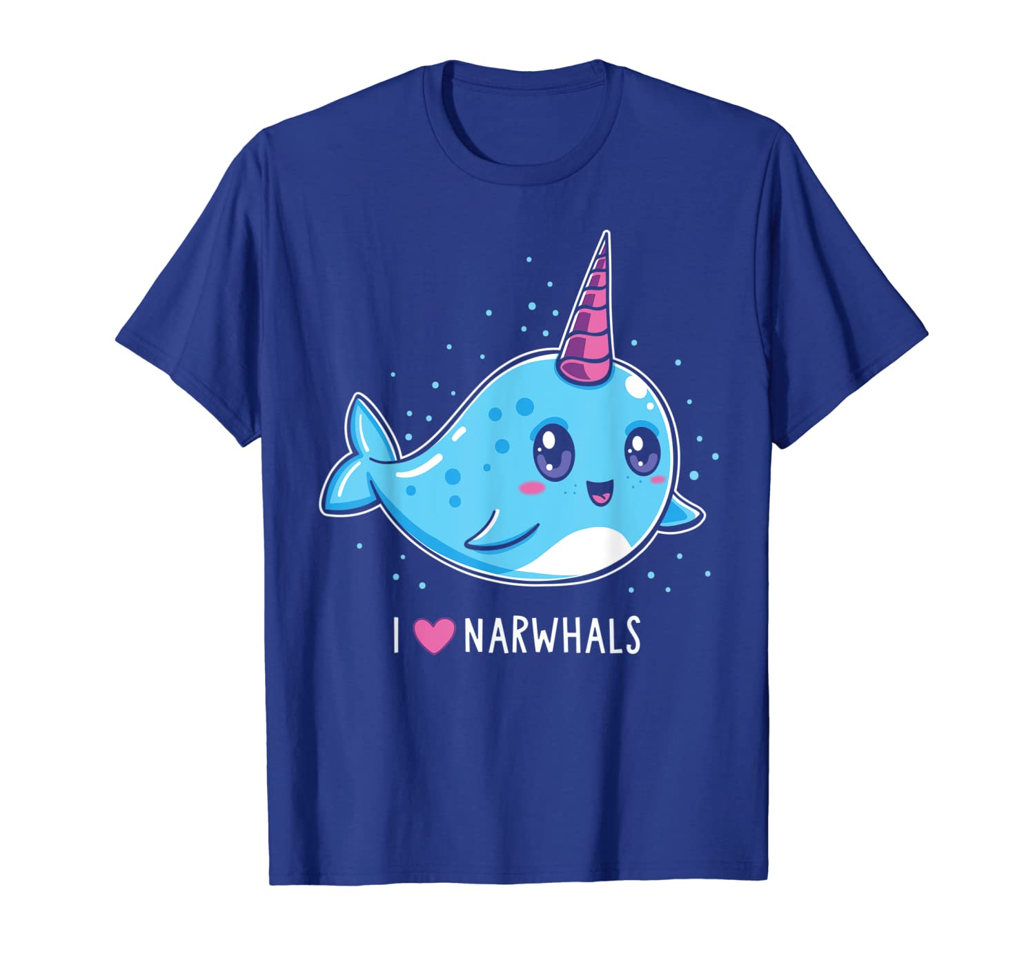 

cute i love narwhals t-shirt kawaii whale gift, White;black