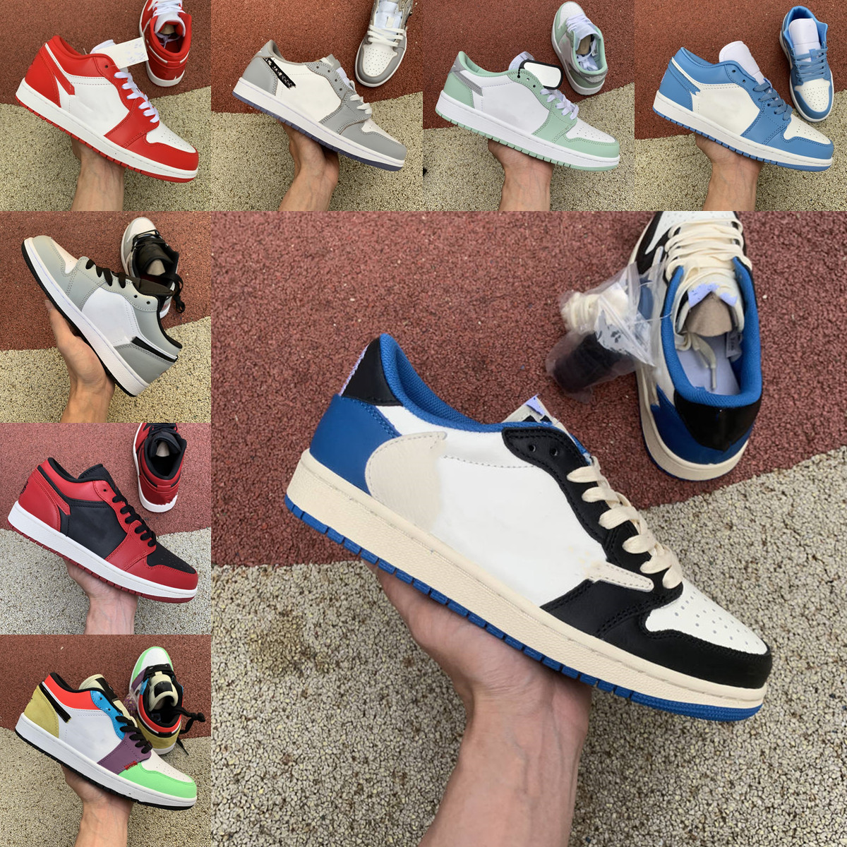 

top quality Jumpman 1 low Panda 1s mens basketball shoes Fragment UNC Shadow Court Purple Silver Paris Bred Toe Spruce Aura Laser men women trainers sports sneakers, Please contact us