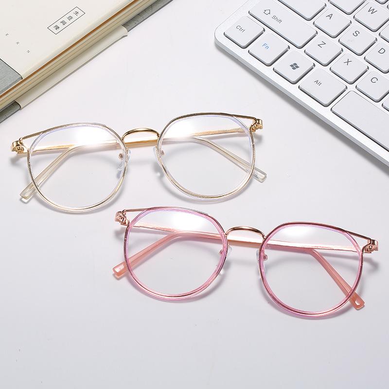 

Sunglasses Elbru Round Frame Myopia Glasses Women Men Cat Eye Nearsighted Eyewear Student With Diopters Minus -0.5 To -6.0