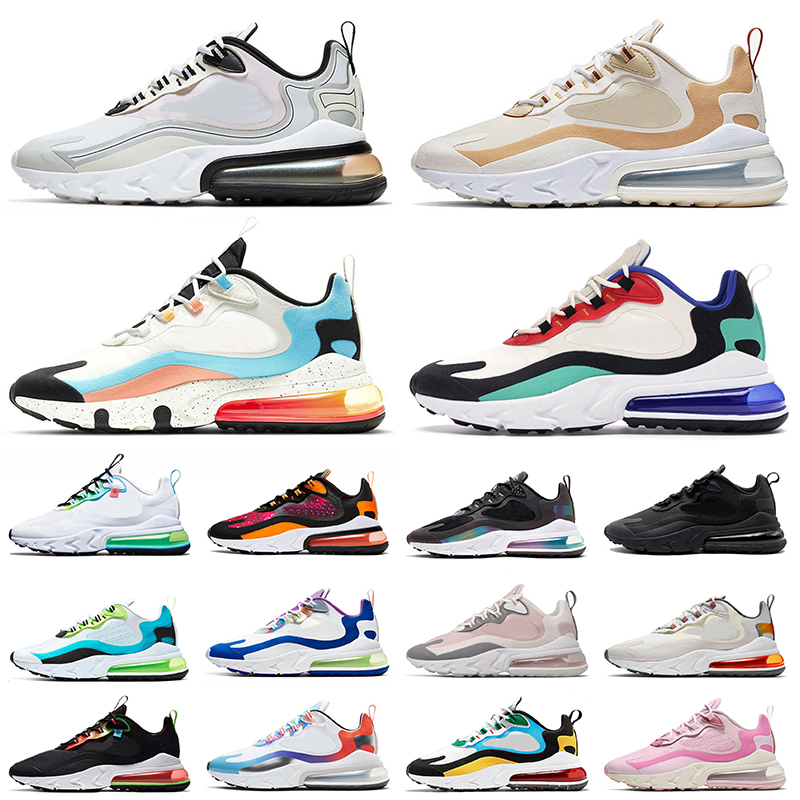 

2021 Cushions 270s React Men Women Running Shoes Twist Game Black Green Bauhaus Blue Airmax Max Air 27c Worldwide Sports Trainers Sneakers