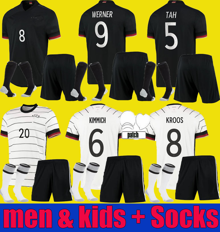 

men + kids Germany 20 21 REUS BRANDT HAVERTZ Soccer Jerseys 2021 2022 GNABRY WERNER KROOS KIMMICH maillot Gundogan HUMMELS football shirts kit uniforms, Home full set