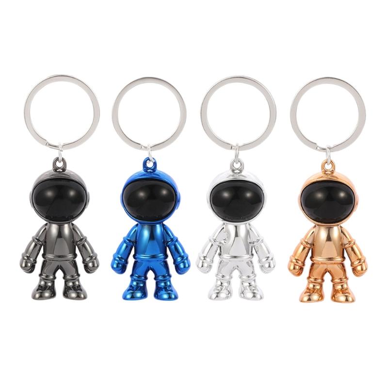 

Keychains Fashion Handmade 3D Astronaut Space Robot Spaceman Keychain Keyring Alloy Gift For Women Men Boyfriend Girlfriend