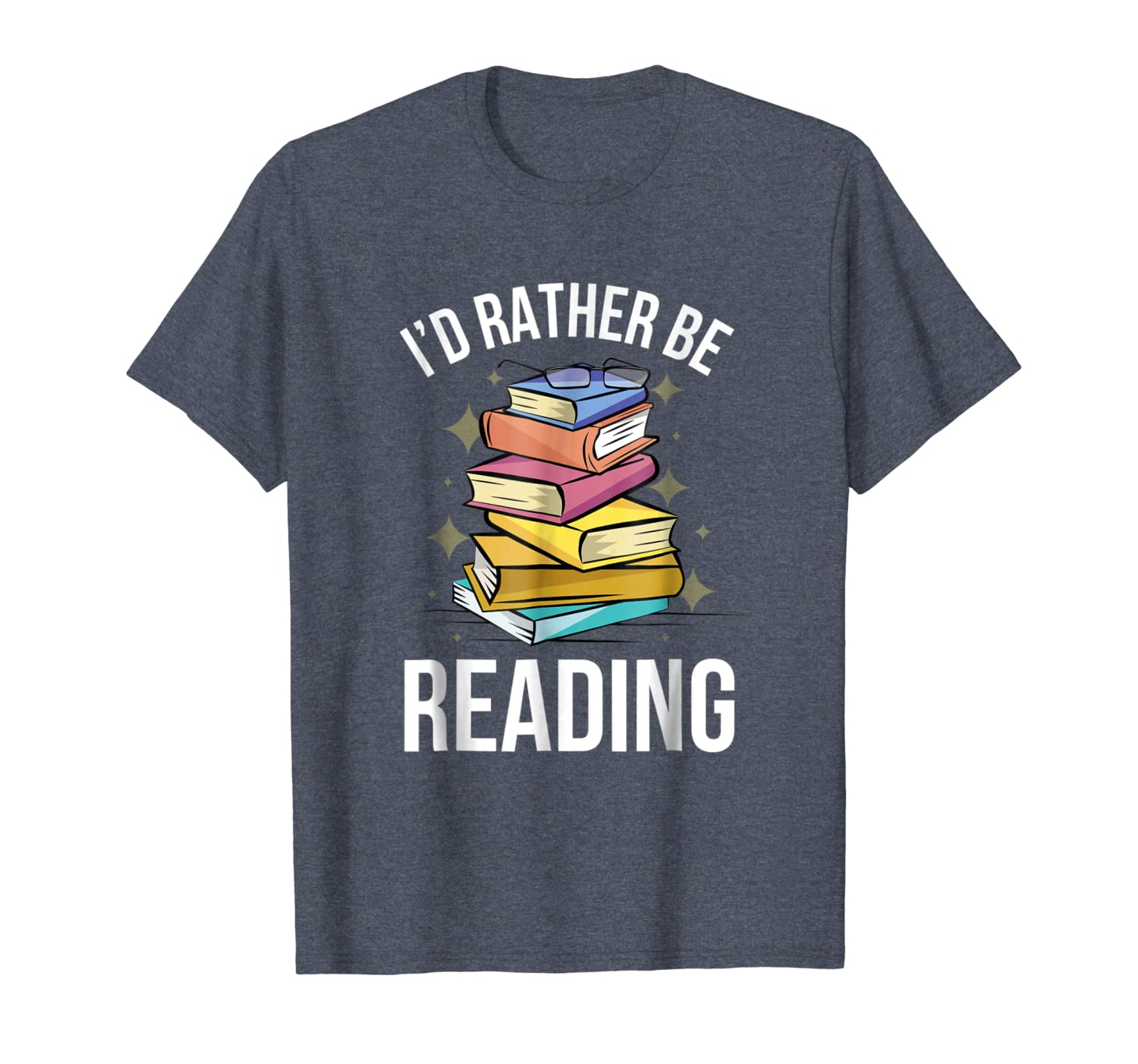 

I'd Rather Be Reading Tee - T-shirt for Women, Men, Children, White;black