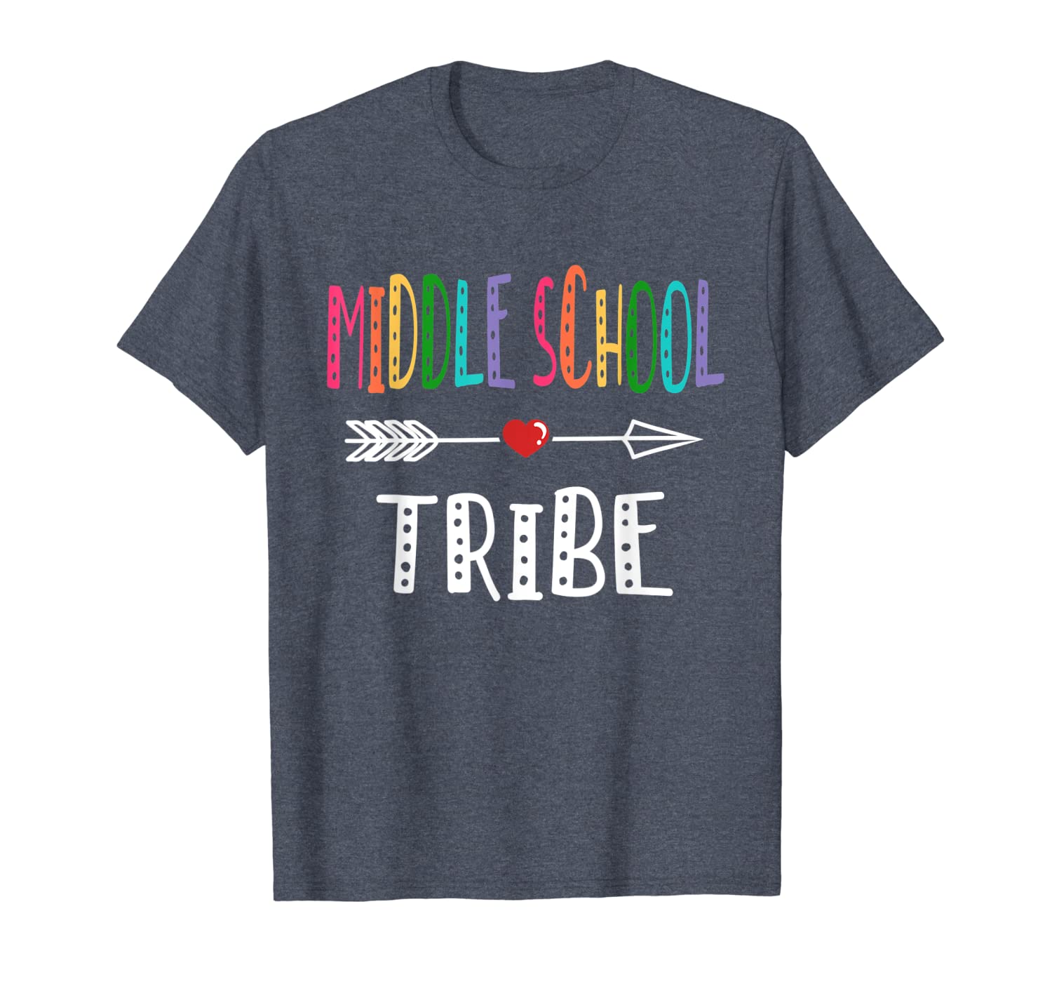 

team middle school teacher tribe back to school shirt, White;black