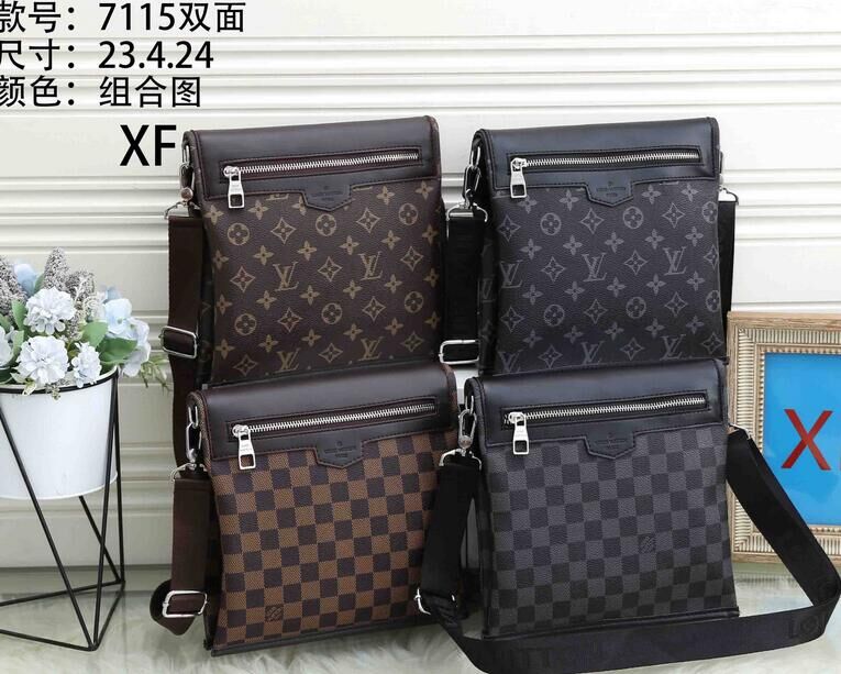 

LVLOUISVITTON VUTTON Handbags Bags ShoulderPockets Shoulder Bag Women Leather Messenger Tote Purse