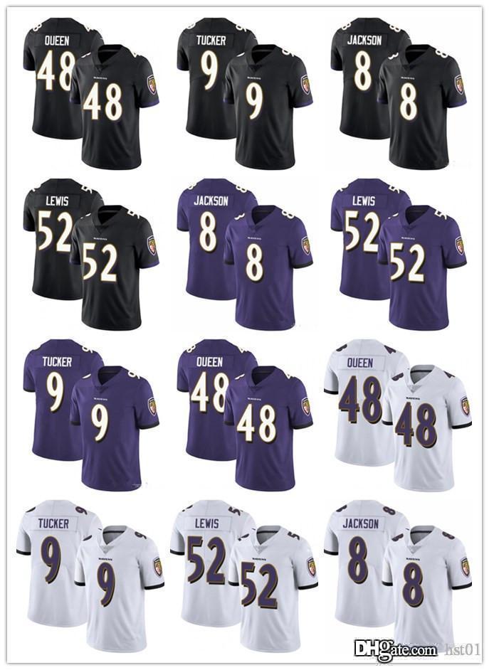 

Men Women Youth BaltimoreRavensjersey 8 Lamar Jackson Ray 52 Lewis Patrick 48 Queen 9 Justin Tucker Football Jerseys Black, Black;red