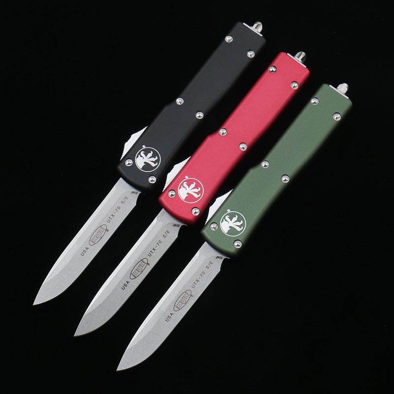 

6 Models Mini UTX-70 Out of Front Knife Automatic Pocket Knives EDC Tools
