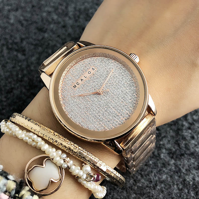 

Fashion design Brand women Lady Girl style Metal steel band Quartz Watch M46, Rose gold