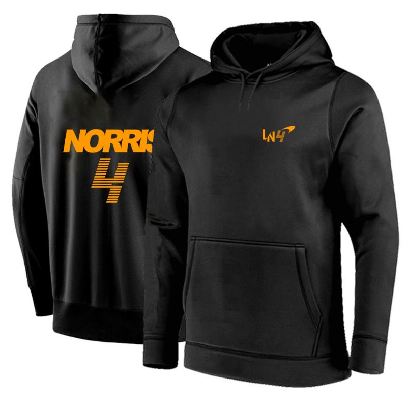 

Men's Hoodies & Sweatshirts F1 McLaren Team Racing Fans 2021 Lando Norris Hip Hop Fashion Print Long Sleeve Hooded Casual Tops, Black