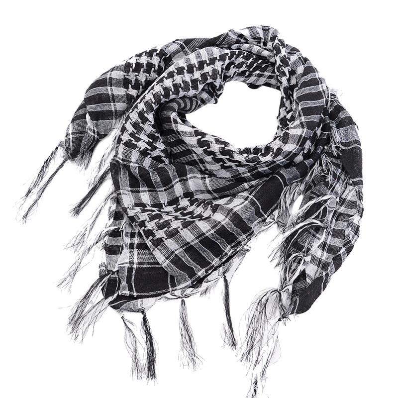 

Bandanas Puimentiua Unisex Scarves Fashion Women Men Arab Shemagh Keffiyeh Palestine Scarf Shawl Wrap Spring Plaid For, Blue;gray