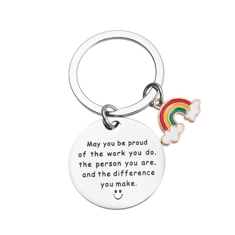 

Keychains Birthday Unique Women Mum Dad Men Keychain Teacher Keyring Thank You