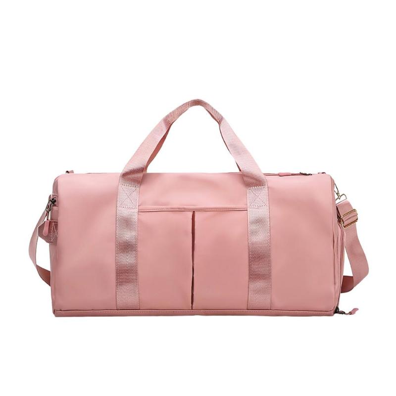 

Outdoor Bags Travel Bag With Shoe Compartment - Water Resistant Sports Gym Duffle For Men Women Lightweight Organizer Wet Po