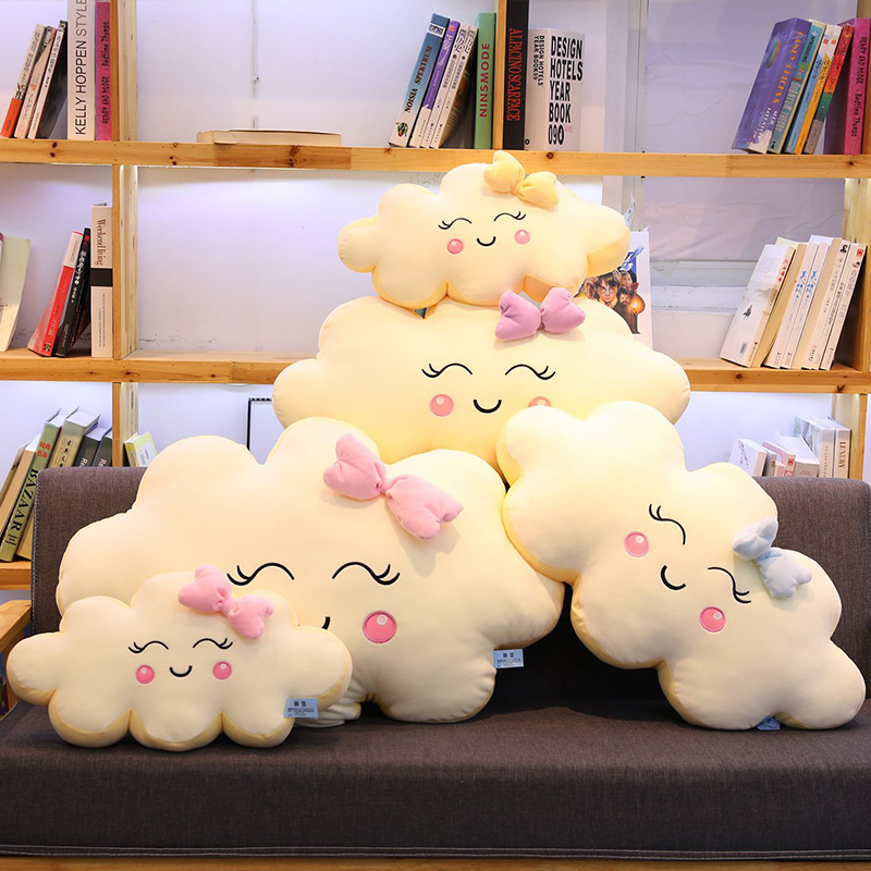 

Plush toys smiling cloud express pillow cute cartoon creative pad custom doll teenage girl heart birthday