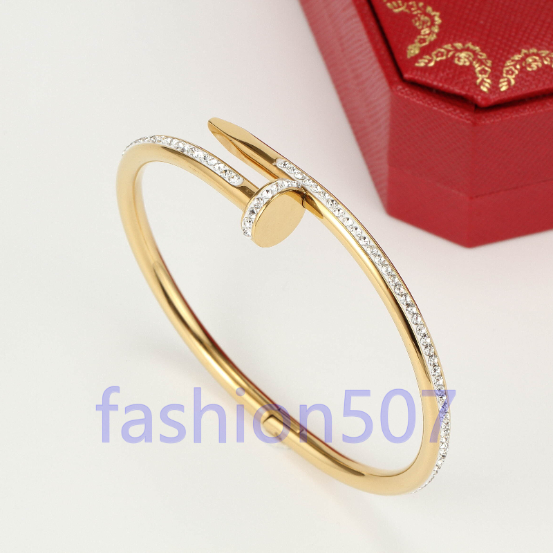 

Fashion Bracelet designer luxury bangle charm bracelets stainless steel chain spring-ring-clasps snap button christmas gift jewelry wholesale circle and luck