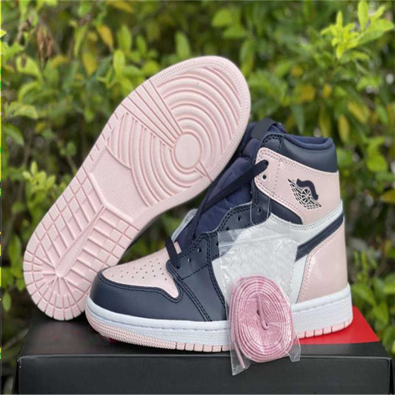 

Release Authentic 1 Bubble Obsidian Atmosphere Outdoor Shoes Gum Fearless White Laser Gold With Sports Patent Sneakers Banned Women Pin Xrnq, Black