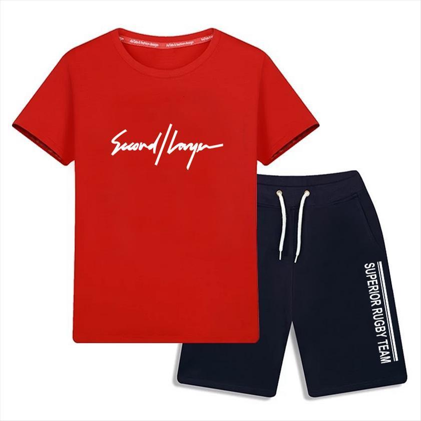 

Boys Clothes Set Short Sleeve T Shirt Pants Summer Kids Boy Sports Suit Children Clothing Outfits Teen 2 4 6, White