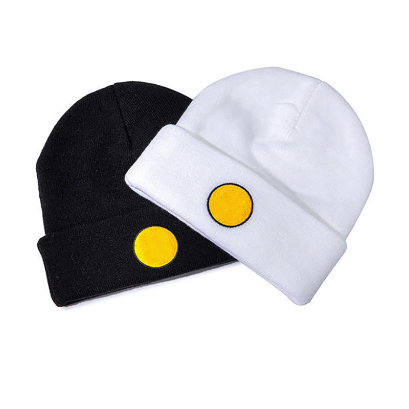 

2022 Fashion Warm Hats Simple Casual Hat with Smiling Face Mens Street Wear Couple Dating Hat A Birthday Present, Black