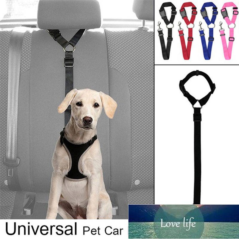 

Pet Seat Belt Adjustable Dog Cat Car Safety Leads Vehicle Seatbelt Harness, Made from Nylon Fabric