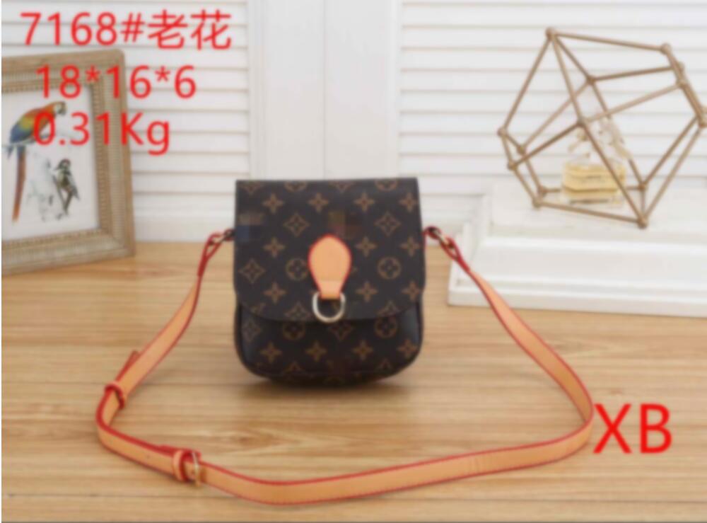 

688LVLouisBagVittonYSLbag Women Luxurys Shoulder Famous Designers Handbag Crossbody Lady Tote Flap Messe, Brown;gray