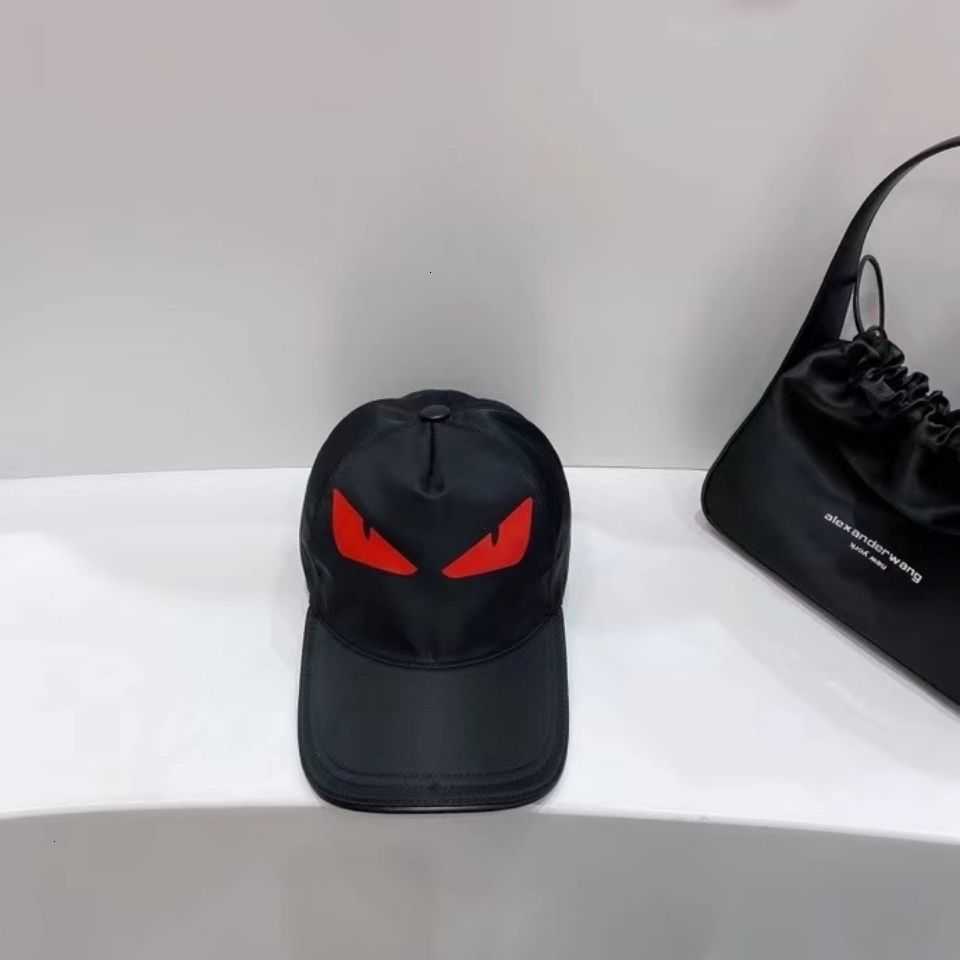 

New f Family's Little Monster Eye Net Red Same Baseball Versatile Trend Cap Women's Fashion RUEH, Blue;gray