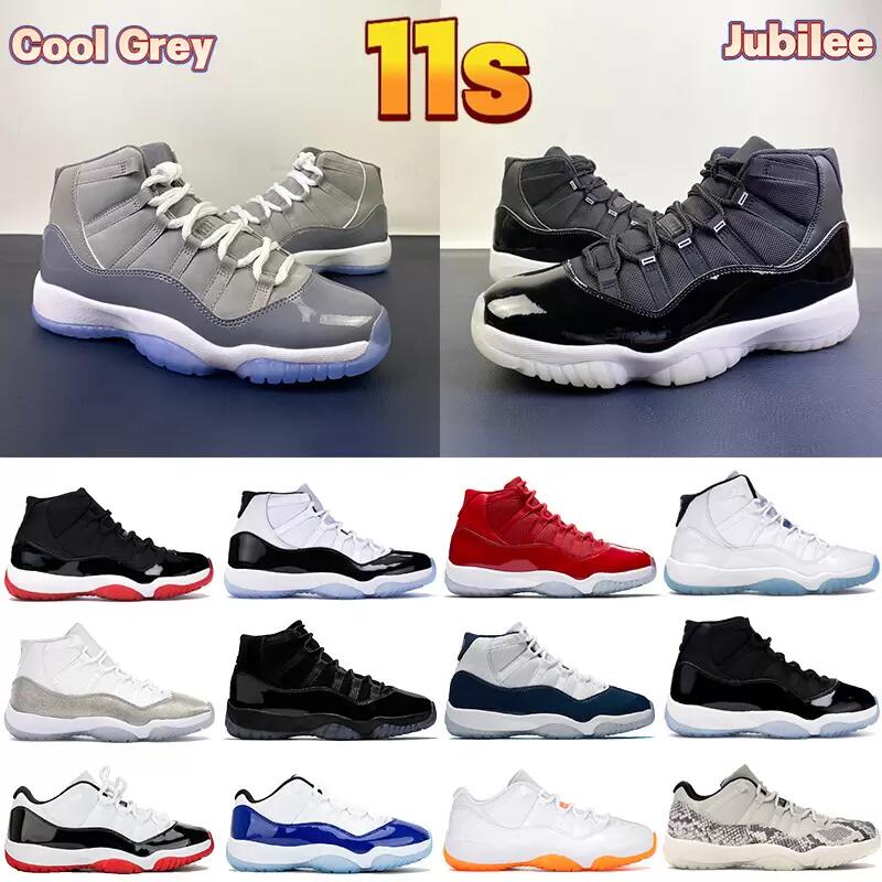 

2021 High cool grey 11 11s mens Shoes 25th Anniversary low white bred citrus legend blue concord 45 men women designer sneakers US 5.5-13, 33
