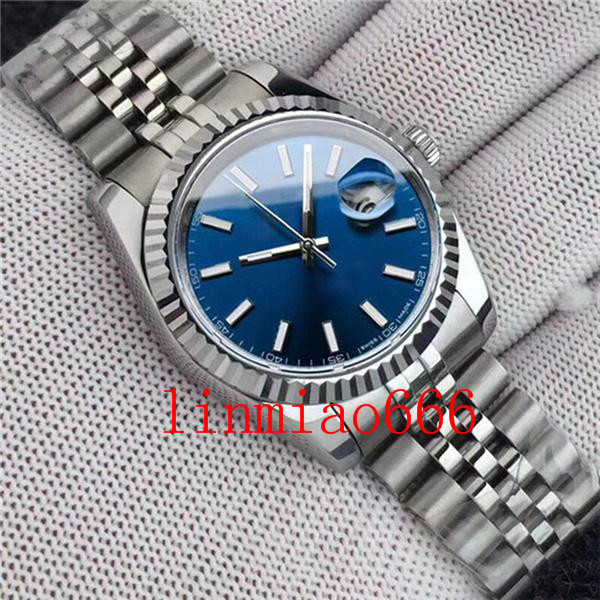 

41mm sapphire watch automatic mechanical date business men luminous stainless steel waterproof diving, Slivery;brown
