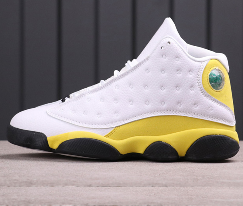 

13 Del Sol mens Basketball Shoes 13s White University Red-Del Sol-Black outdoor Sports Sneakers Running Trainers 414571-167 With Box us 7-13