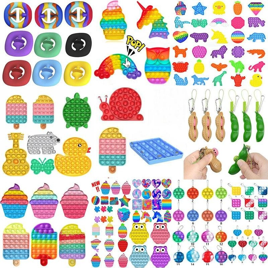 

Tiktok Decompression Toys Fidget Educational Push Bubble Press plate Sensory Anxiety Stress Reliever Kids Mental Arithmetic Intelligence toy