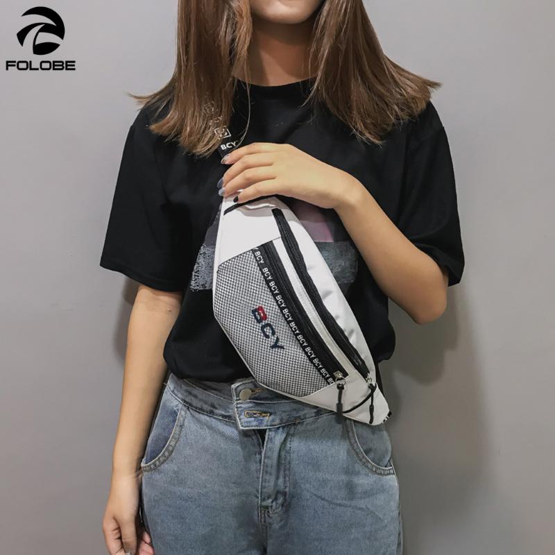 

FASHION Neutral Outdoor Zipper Canvas Messenger Bag Sport Chest Waist Teenager Girls Bags