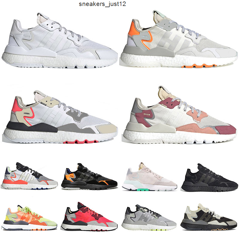 

Nite Jogger Running Shoes Men Women Joggers Footwear White Retro CG7088 3M Popcorn Road Safety Black ICE MINT Fashion Trainers Sneaker