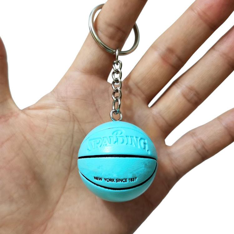

Keychains Brand Leather TF Sports Basketball Keychain Luxury Toy Ball Key Ring Couple Bag Pendant Charm Jewelry Accessories Gifts
