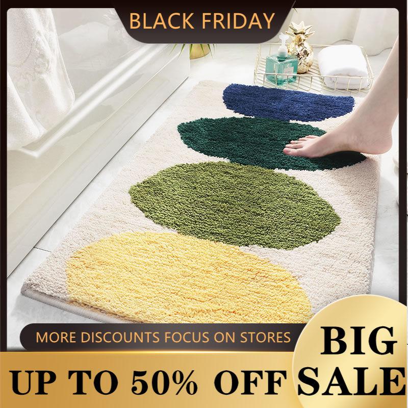 

Bathroom Absorbent Floor Mat Entrance Non-Slip Foot Household Door Toilet Carpet Carpets