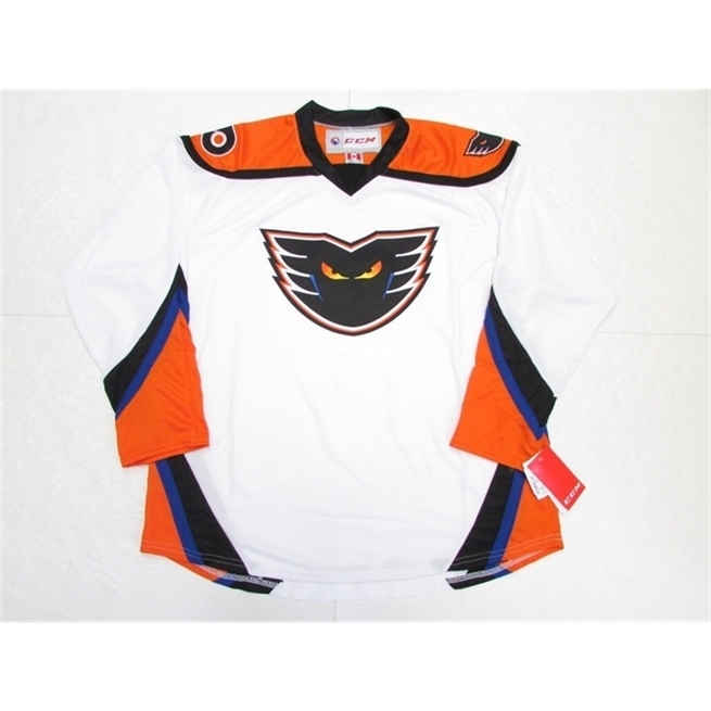 

Cheap custom LEHIGH VALLEY PHANTOMS WHITE CCM PREMIER 7185 HOCKEY JERSEY stitch add any number any name Mens Hockey Jersey XS-6XL, Black