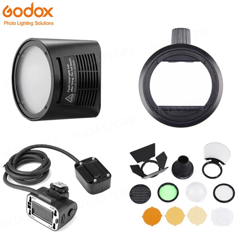 

Godox AD200 Flash Accessory WITSTRO H200R Round Head And EC-200 Extension AK-R1 Color Temperature Reflector Flashes