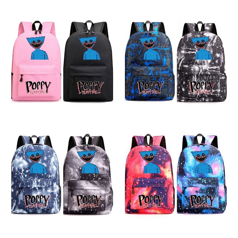 

New arrival Backpacks Huggy Wuggy Poppy Playtime Game Shoulder Bag Baby Start School Gift 32x45x13cm, Customize