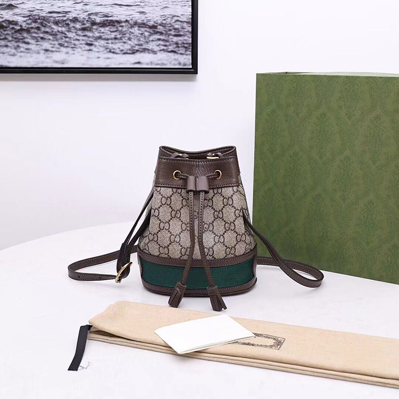 

2022 high-quality luxury Famous Designer handbags Women Top Quality Bag Fashion Bucket Shoulder Cross Body Clutch, Brown