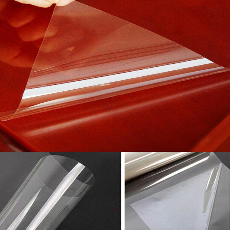 

Table Cloth Furniture Protective Film PET Transparent Self-adhesive Membrane Waterproof And Oil Proof Kitchen Dining Room Accessories, Clear