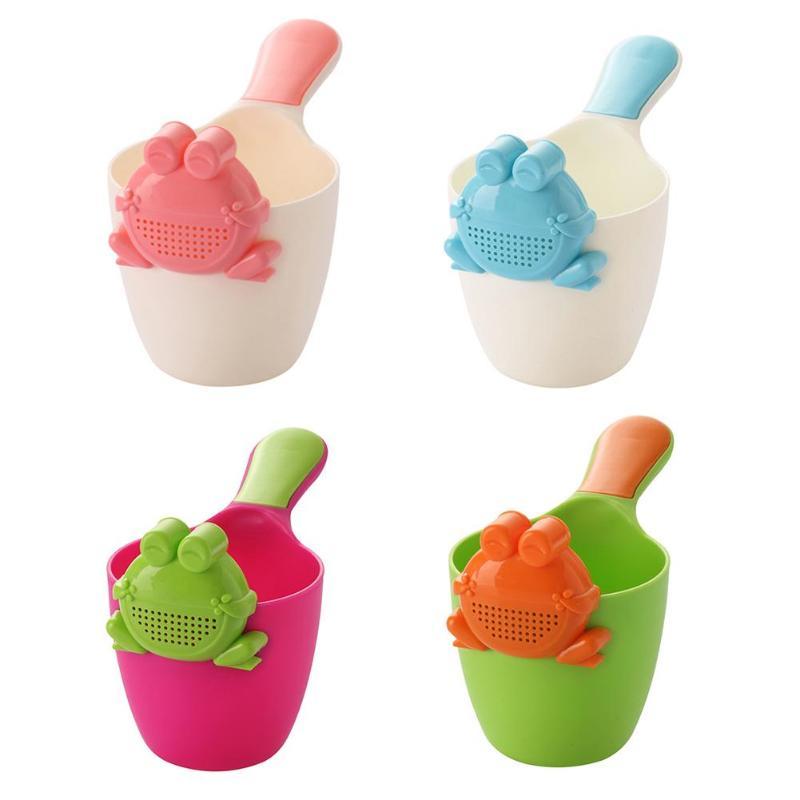 

Bathing Tubs & Seats Baby Kids Cartoon Frog Cup Shower Shampoo Bailer Bath Wash For Care