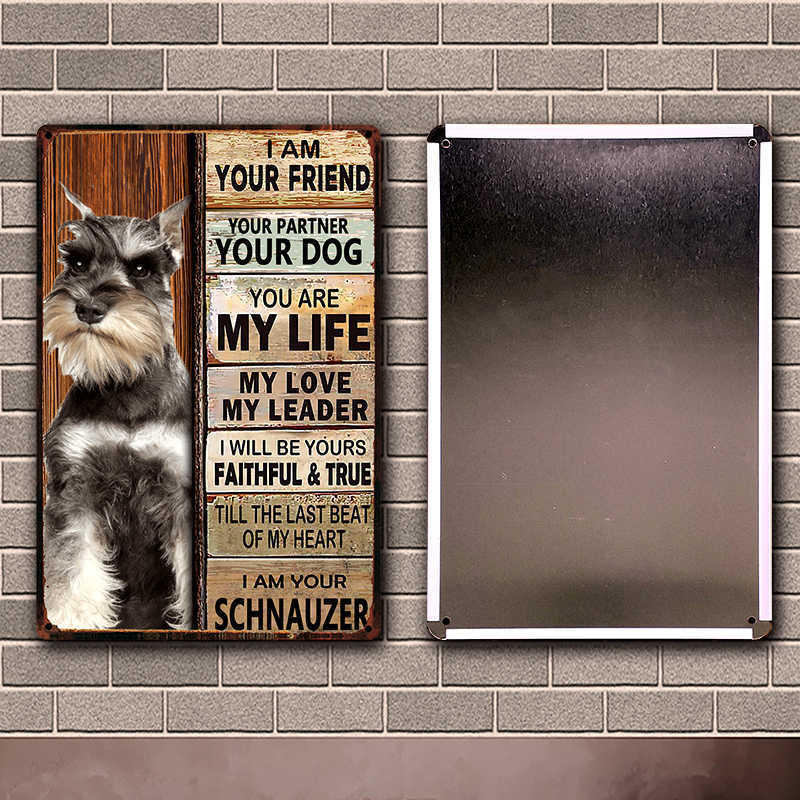

Pet The Schnauzer Dog Bath Soap You Are My Sunshine Tin Metal Sign Home Pub Bar Decor Painting 20*30 CM Size Dy210