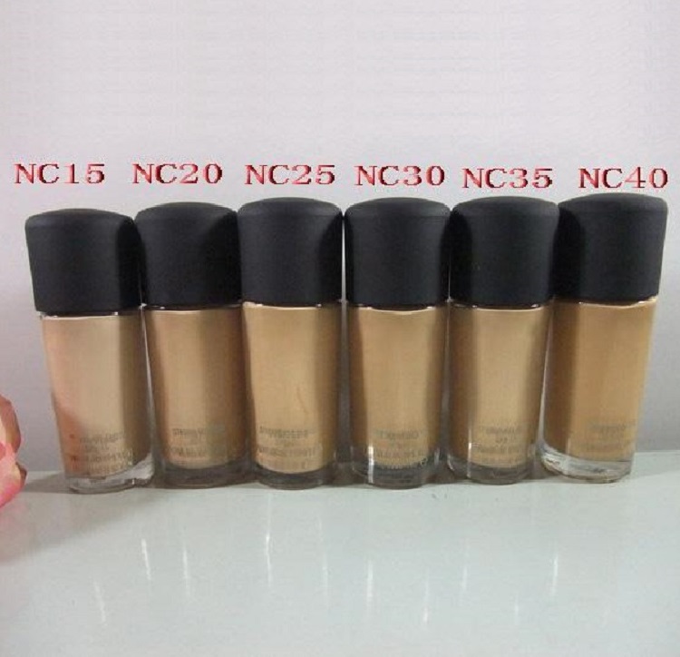 

High Quality Makeup Foundation 30ML Long Lasting Liquid Foundation nc 6 colors Face Concealer, As pciture