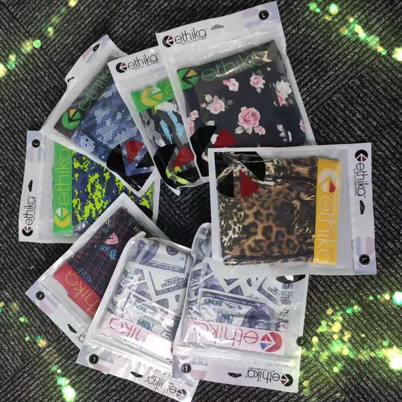 

20 new men's Ethika underwear set designer sport comfortable boxer Ethika 003, Not sold separately