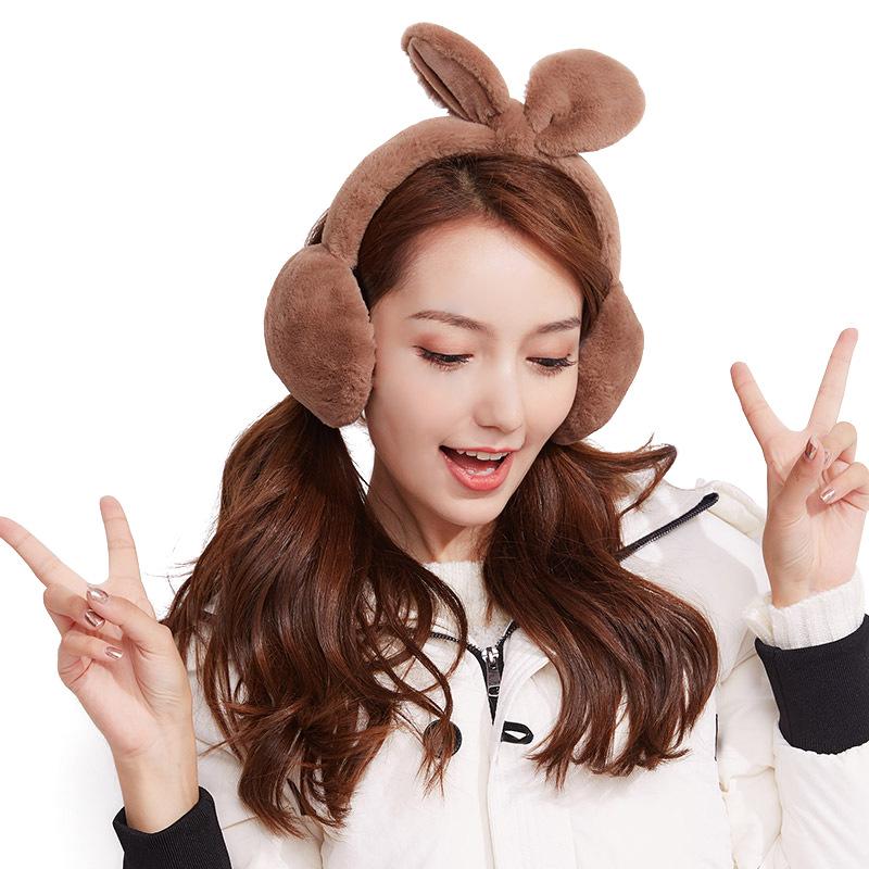 

Berets Plush Earmuffs Warm Ear Protection Artifact Windproof Warmer Men And Women Foldable Cold-proof Bags