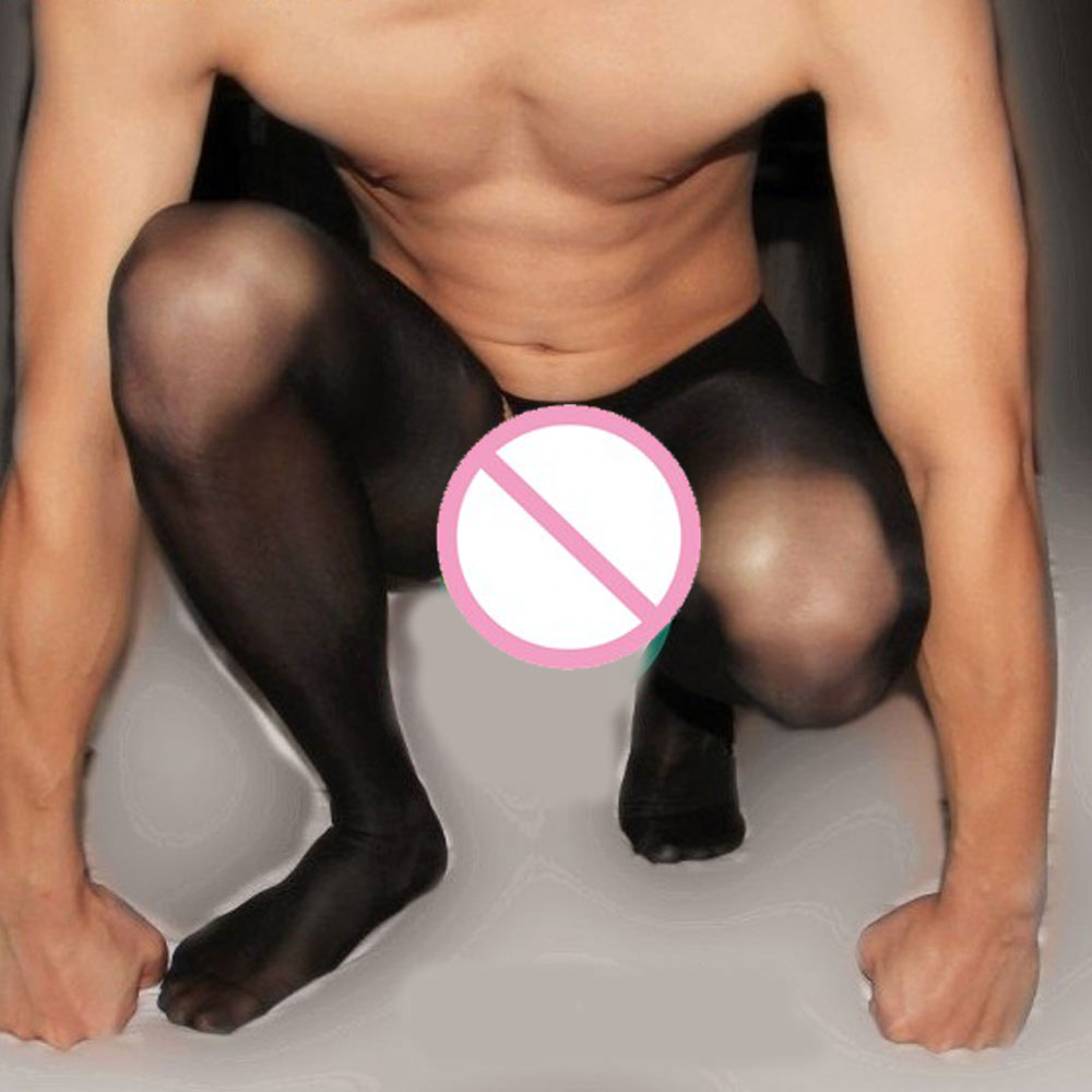 

Sexy Mens Open Crotch Tights Pantyhose Transparent Sexy lingerie Leggings See Through Mens Tights Pantyhose For Men