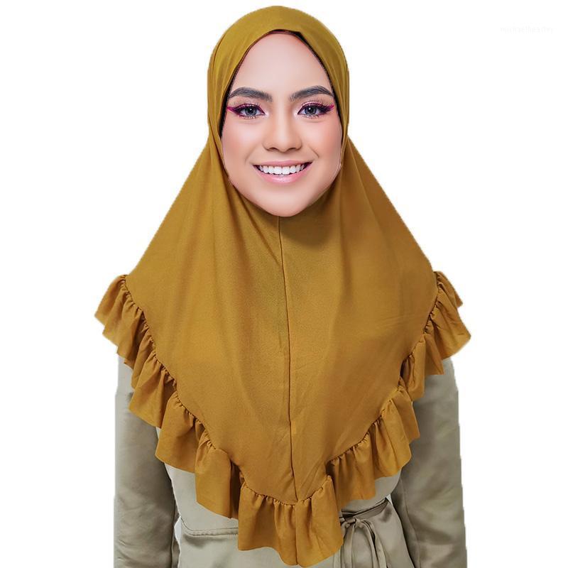 

Scarves 10pc/lot Women Plain Bubble Jersey Scarf Head Pleated Hijab Wrap Solid Instant Shawls Foulard Femme Muslim Hijabs Ready To Wear