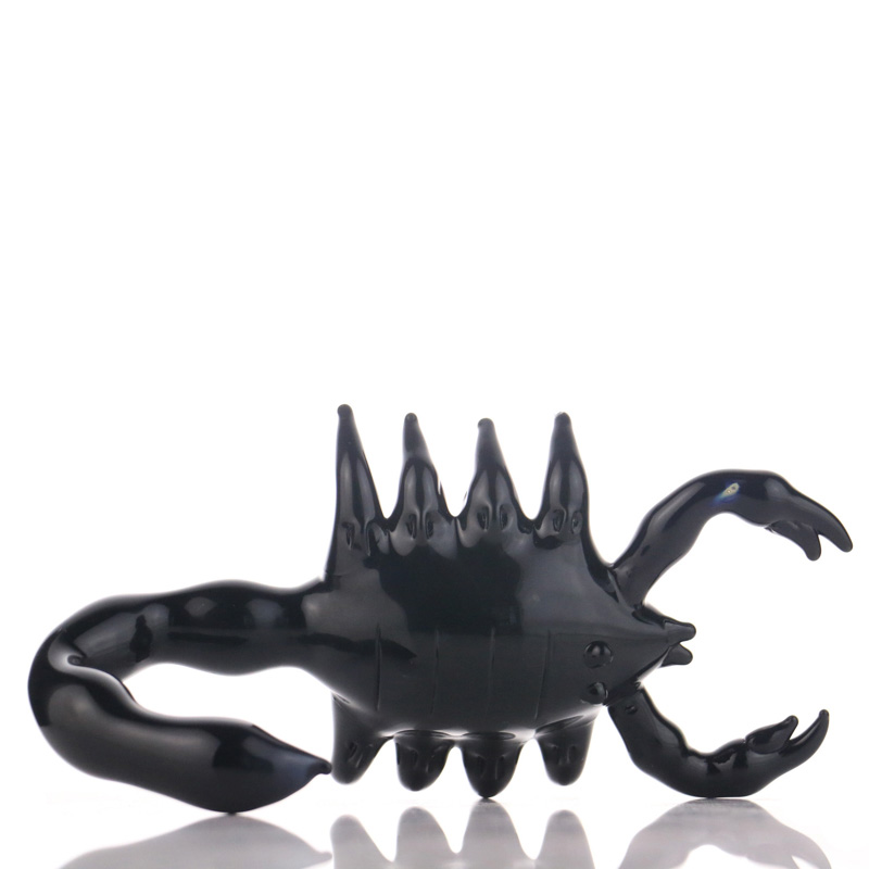 

Carton Black Scorpion smoking pipes on sale Animal glass pipe Supply for smoke